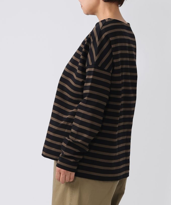 サマンサトップ・E　シンプルなボーダートップス