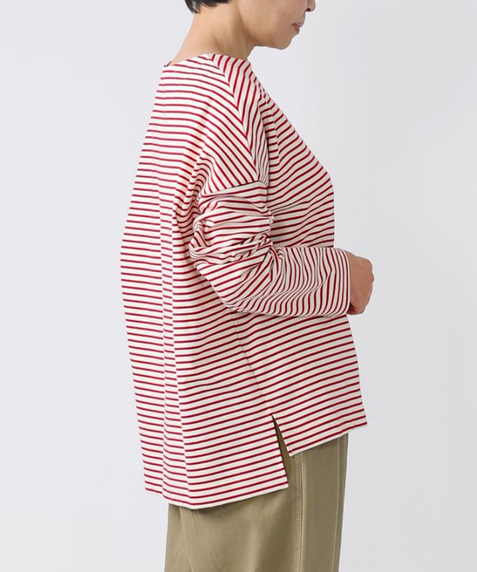 サマンサトップ・E　シンプルなボーダートップス