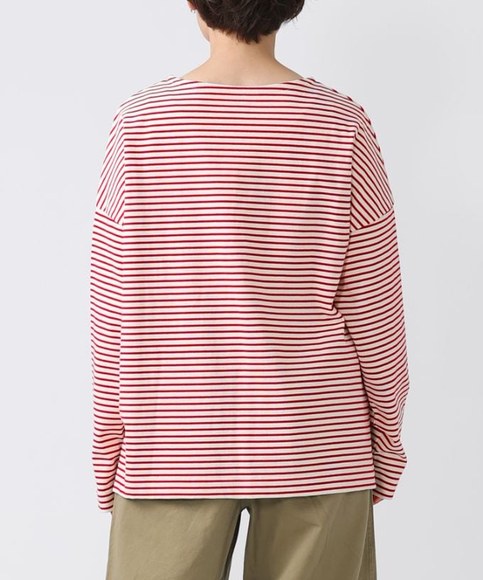 サマンサトップ・E　シンプルなボーダートップス