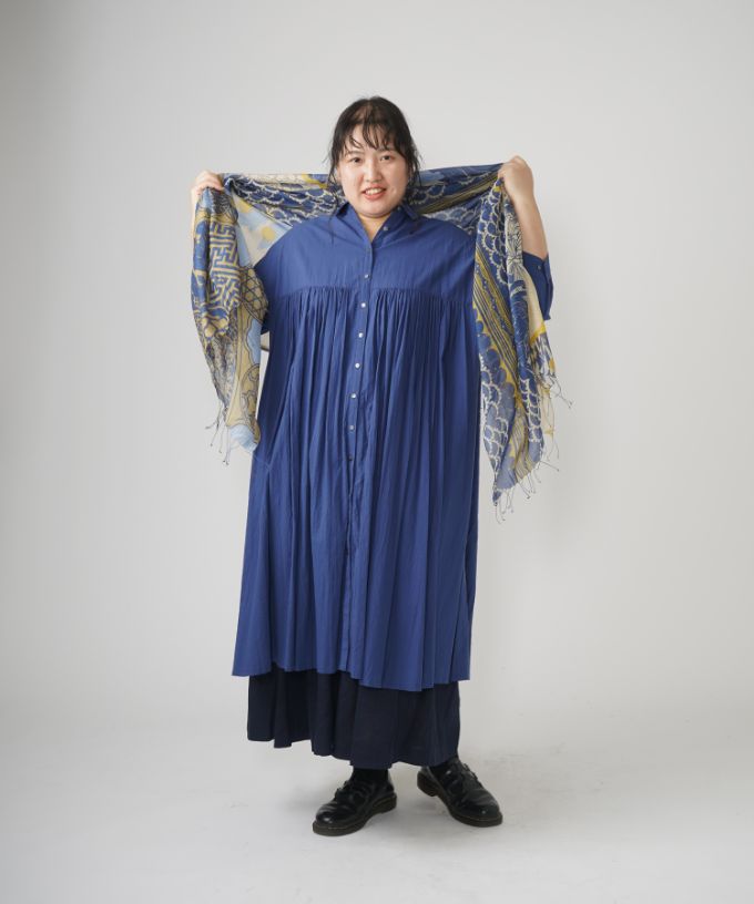SALE】カッサスカート・16-4【プラスサイズ】リネン素材の