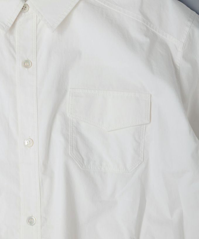 アレックス［haddow］フラップポケットロングシャツ