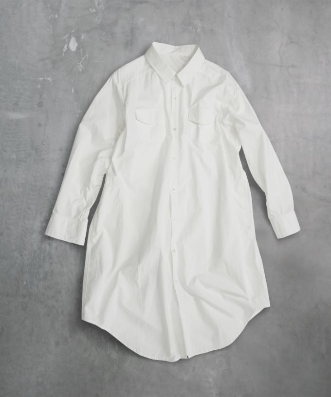 アレックス［haddow］フラップポケットロングシャツ