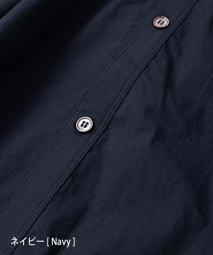 アレックス［haddow］フラップポケットロングシャツ