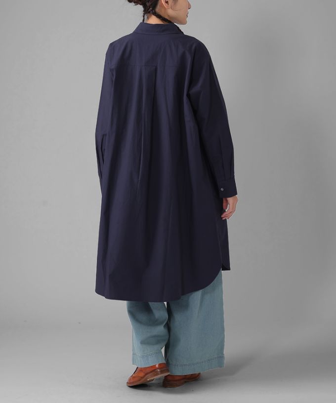 アレックス［haddow］フラップポケットロングシャツ