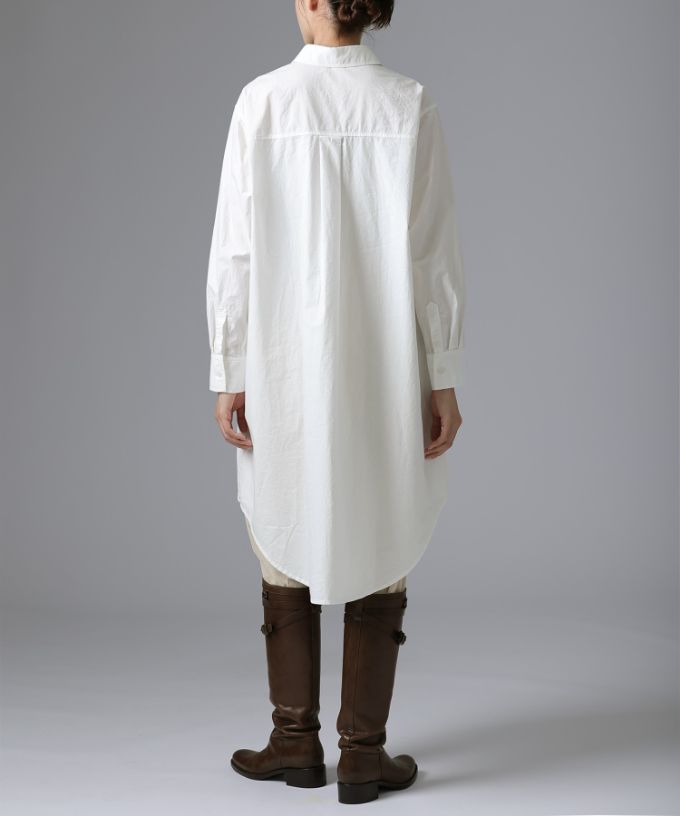 アレックス［haddow］フラップポケットロングシャツ