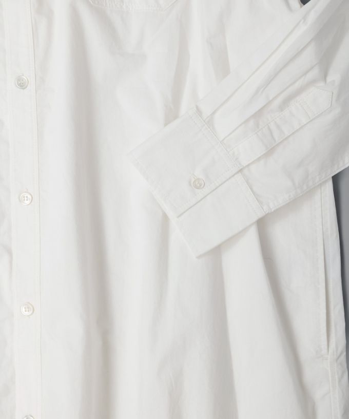 アレックス［haddow］フラップポケットロングシャツ