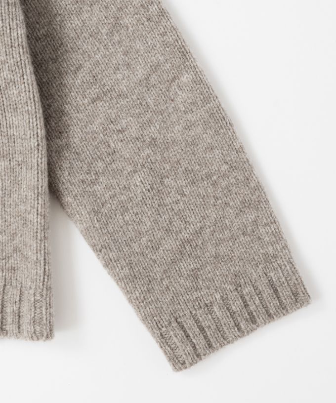 レモンドジャケット　ダブルボタンのニットジャケット