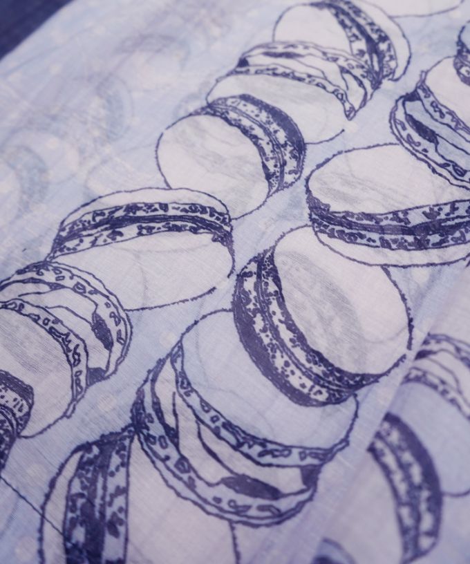 じゃぽにぜ　とっぷ［KusaKanmuri シルクコットントップス]