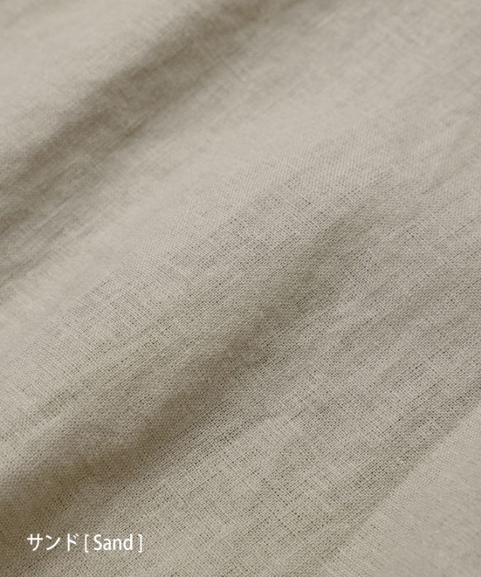 ヘリング　リネンのプルオーバーチュニック　