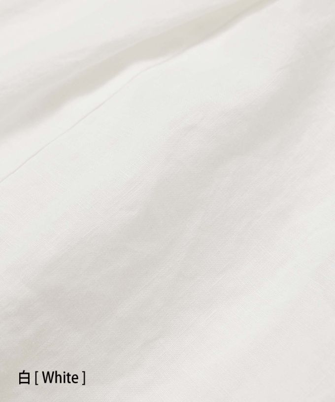 ヘリング　リネンのプルオーバーチュニック　