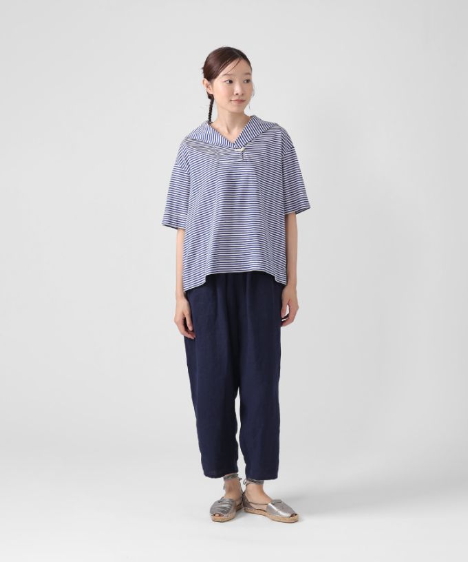 マオパンツ麻・21 リネン素材のビッグポケットパンツ/ITEM,PANTS,MAO