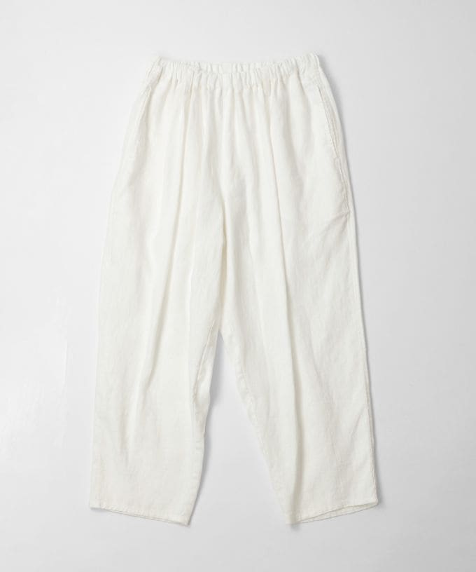 マオパンツ麻・21 リネン素材のビッグポケットパンツ/ITEM,PANTS,MAO