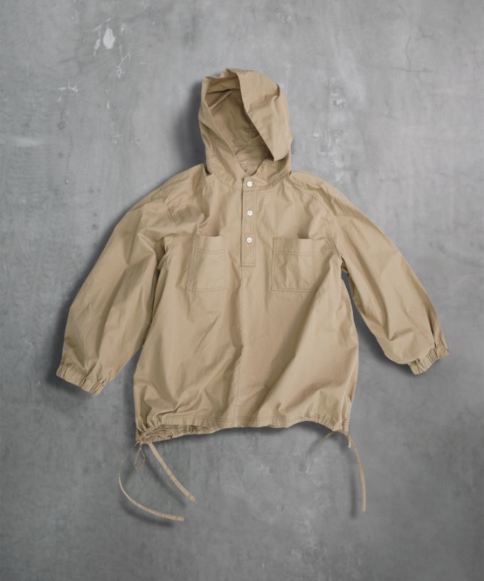 イーサン [haddow] コットンプルオーバーパーカー