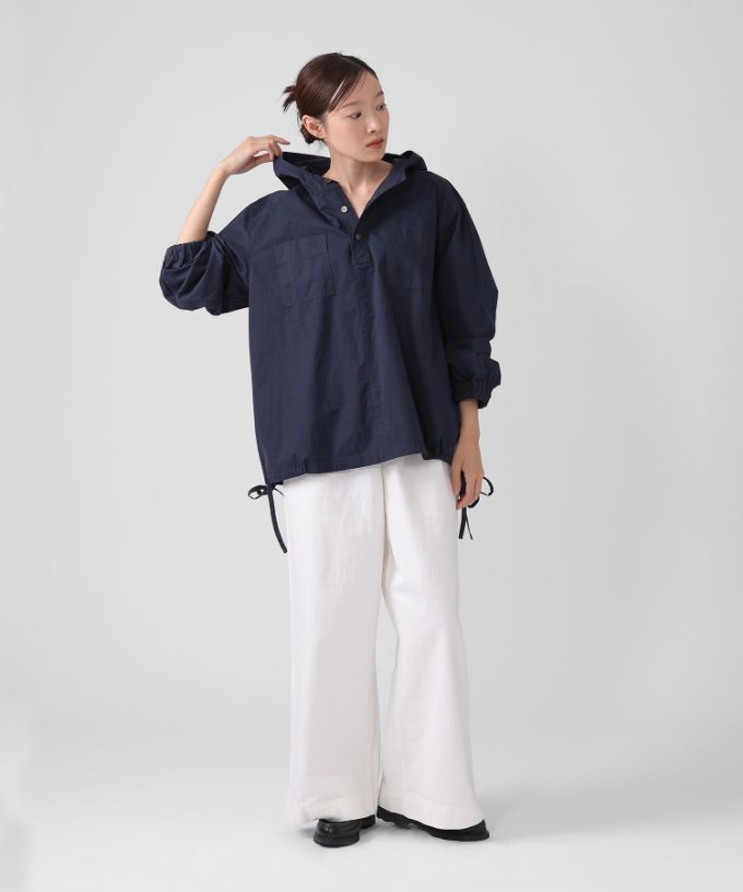 イーサン [haddow] コットンプルオーバーパーカー