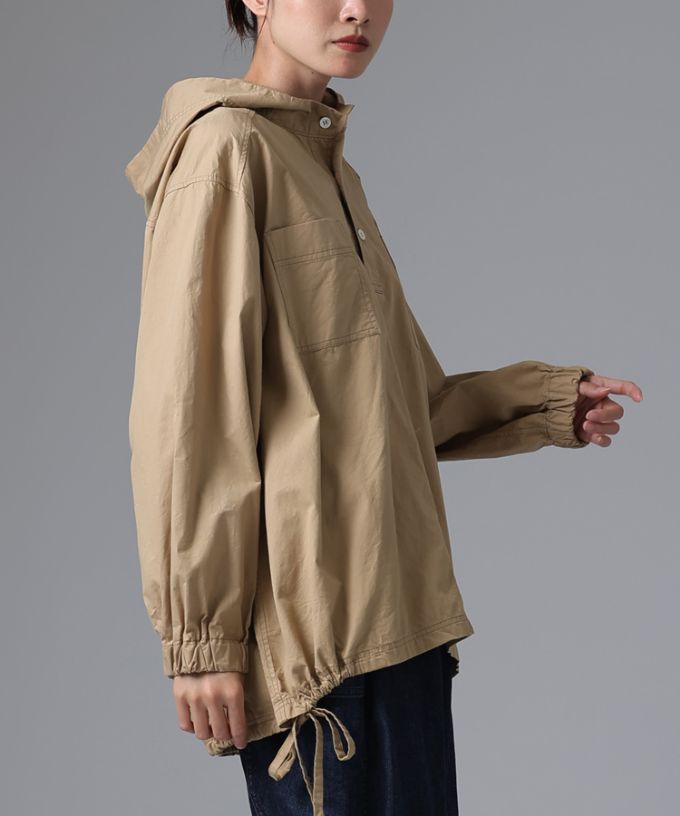 イーサン [haddow] コットンプルオーバーパーカー