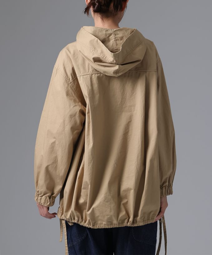 イーサン [haddow] コットンプルオーバーパーカー