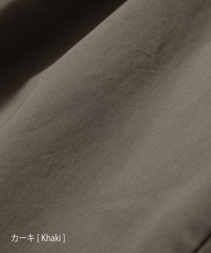 アノアパンツ・B　コットンストレッチの裾スリットパンツ　