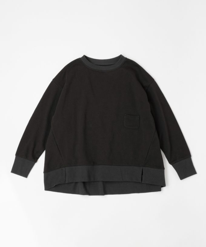 アンリトップ　オーバーサイズの裏毛カットソー　