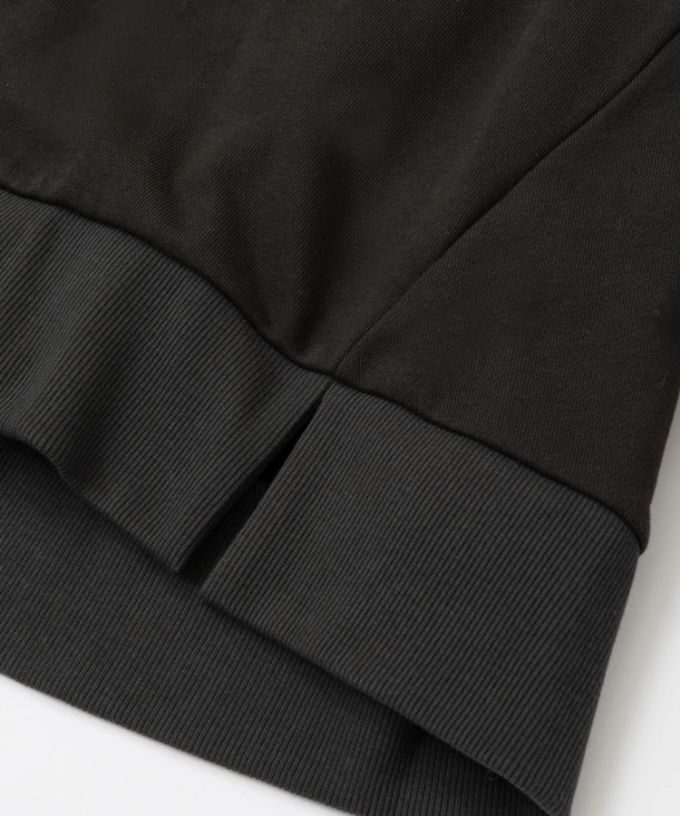 アンリトップ　オーバーサイズの裏毛カットソー　