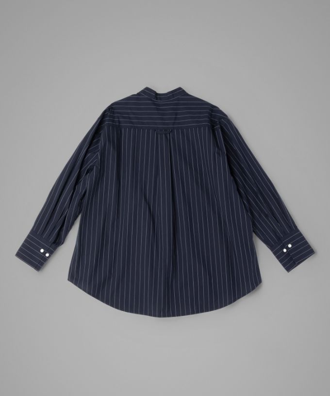 フィリップ [haddow]  ボザム切り替えストライプシャツ