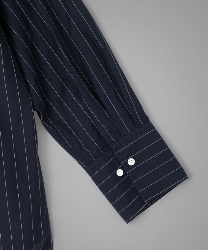 フィリップ [haddow]  ボザム切り替えストライプシャツ