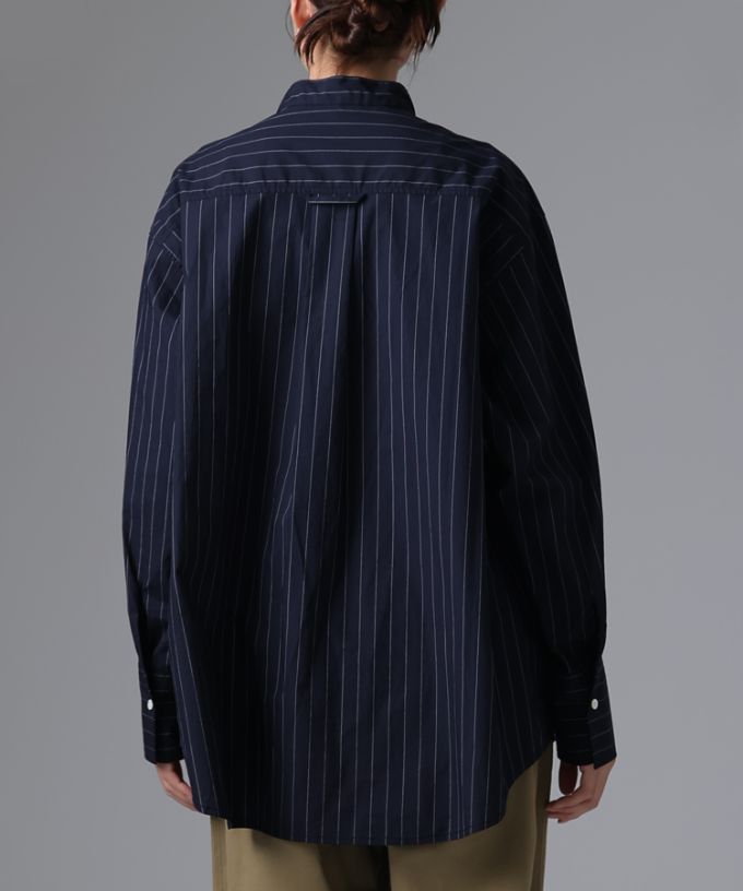 フィリップ [haddow]  ボザム切り替えストライプシャツ