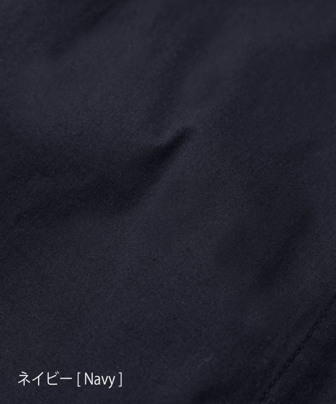 グースジャケット　ピークドラペルの綿ストレッチジャケット