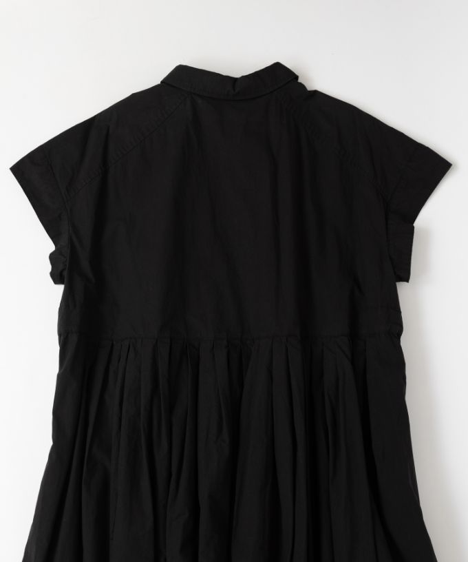 【SALE】ルンドレス　シャツ素材のウエストシャーリングドレス