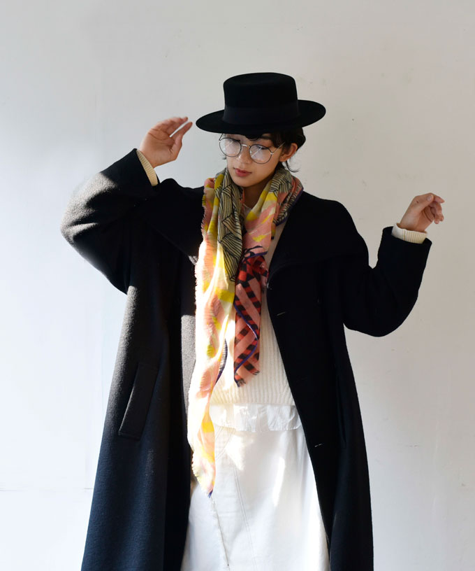 Yellow Letter きいろいてがみ　[Kusa Kanmuriストール]