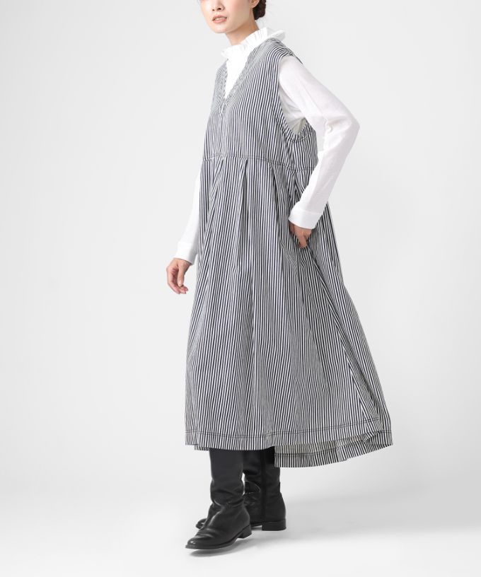 ポニードレス　6オンスヒッコリーのジャンパースカート