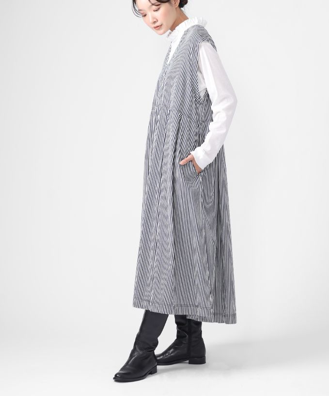 ポニードレス　6オンスヒッコリーのジャンパースカート