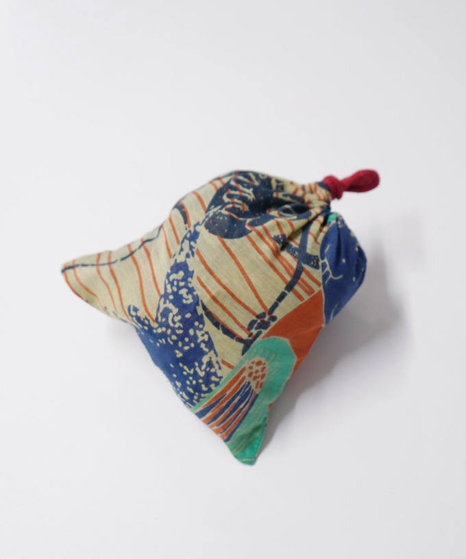 くさしゃつ　さかなのせかい よる ［Kusa Kanmuri　シルクコットンシャツ］