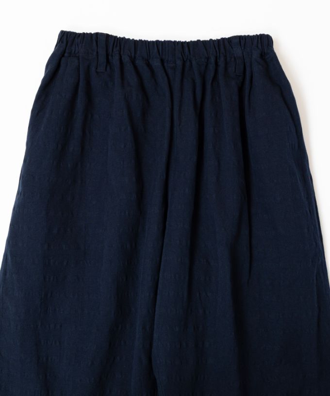 マオパンツ・ネイビー　オリジナルコットン後ろポケットパンツ