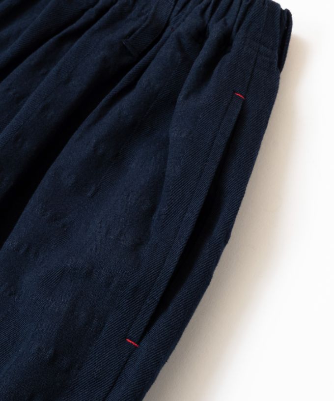 マオパンツ・ネイビー　オリジナルコットン後ろポケットパンツ