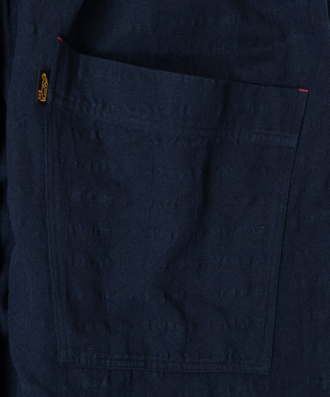 マオパンツ・ネイビー　オリジナルコットン後ろポケットパンツ