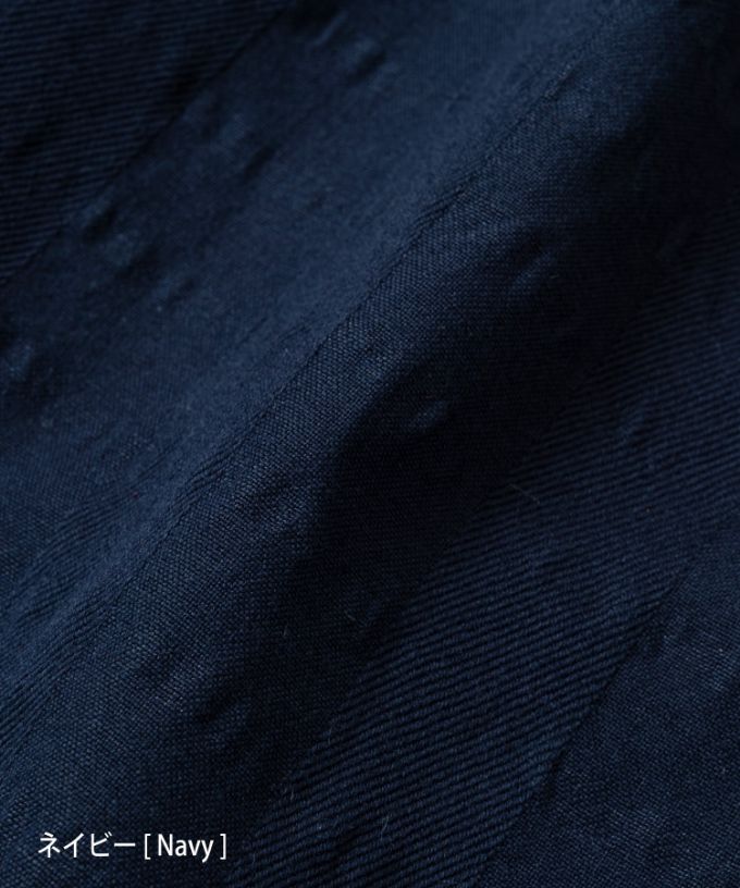 マオパンツ・ネイビー　オリジナルコットン後ろポケットパンツ