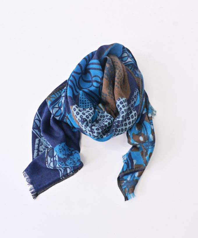 ありときりぎりす　[Kusa Kanmuri ウールストール]