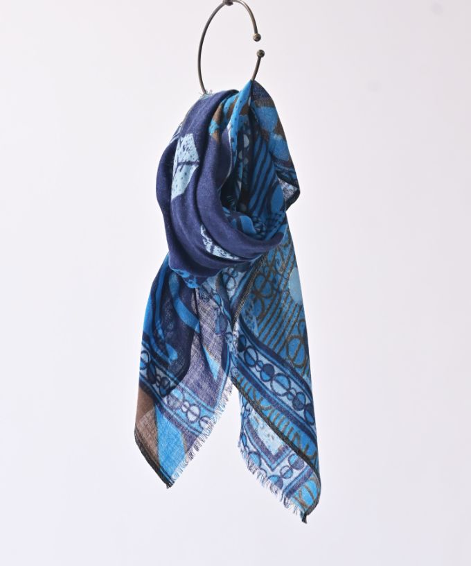 ありときりぎりす　[Kusa Kanmuri ウールストール]