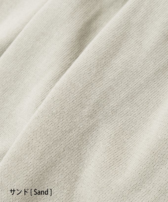 コロン　ラリエットつきの天竺ニットチュニックトップ