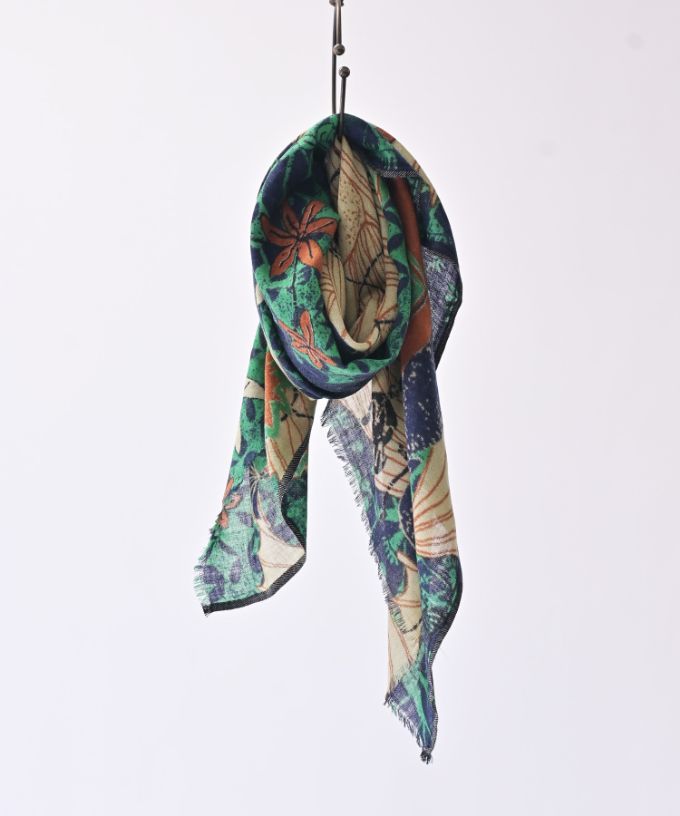 さかなのせかい　よる　[Kusa Kanmuri ウールストール]