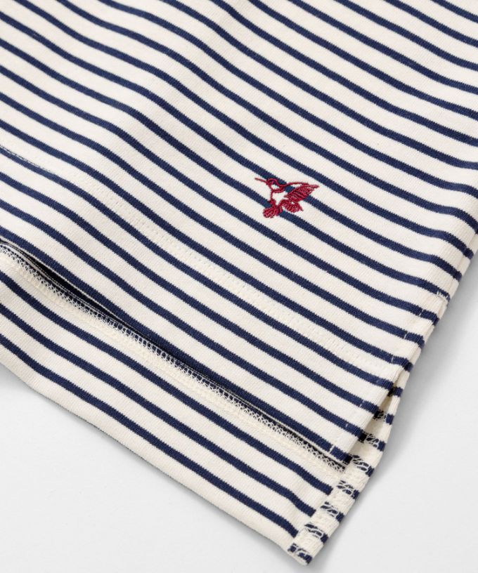 サマンサトップ・Ｆ　中厚ボーダー素材を使ったシンプルなトップス