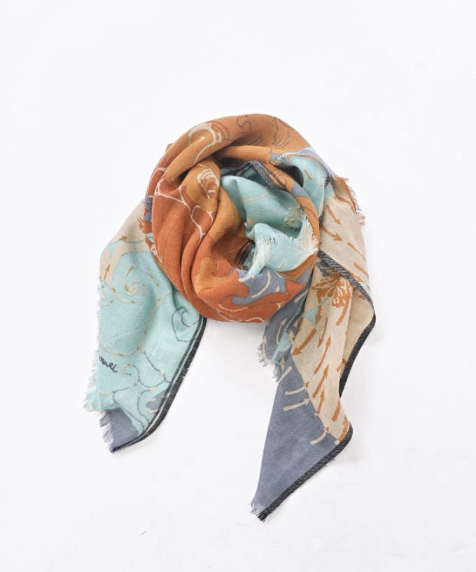 きたかぜとたいよう　かぜ　[Kusa Kanmuri ウールストール]