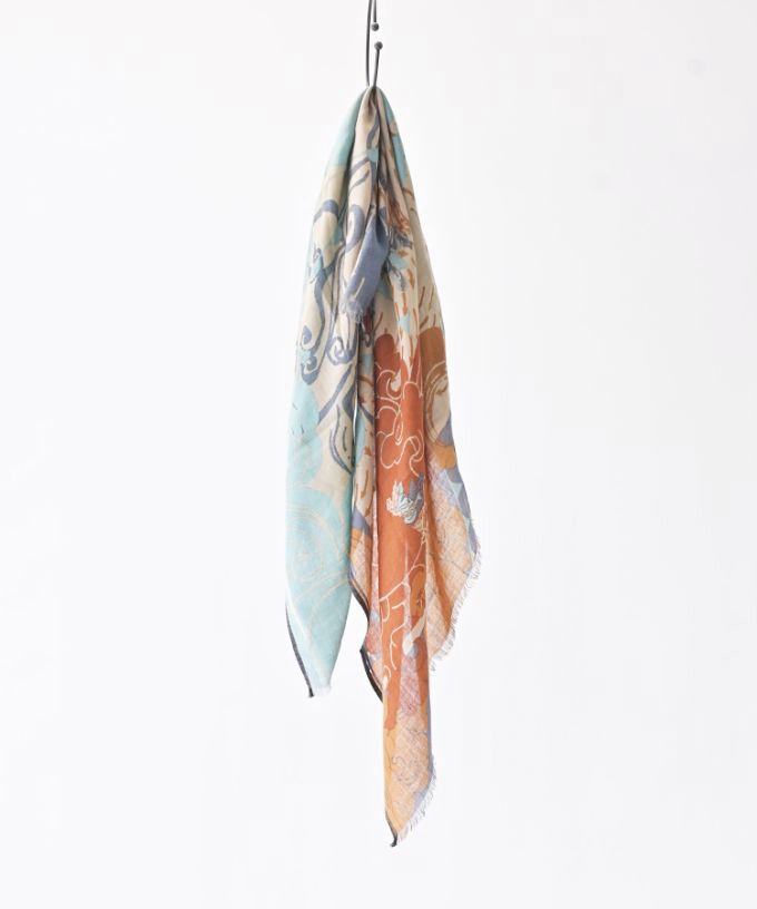 きたかぜとたいよう　かぜ　[Kusa Kanmuri ウールストール]