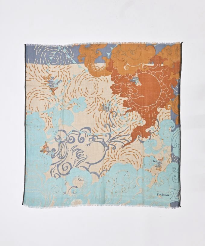 きたかぜとたいよう　かぜ　[Kusa Kanmuri ウールストール]