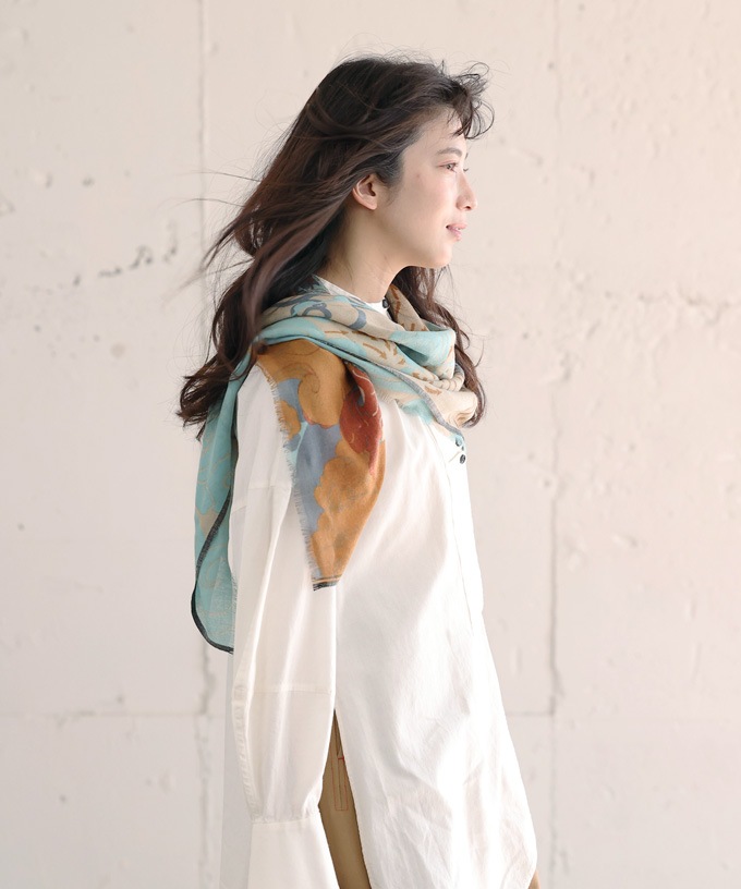 きたかぜとたいよう　かぜ　[Kusa Kanmuri ウールストール]