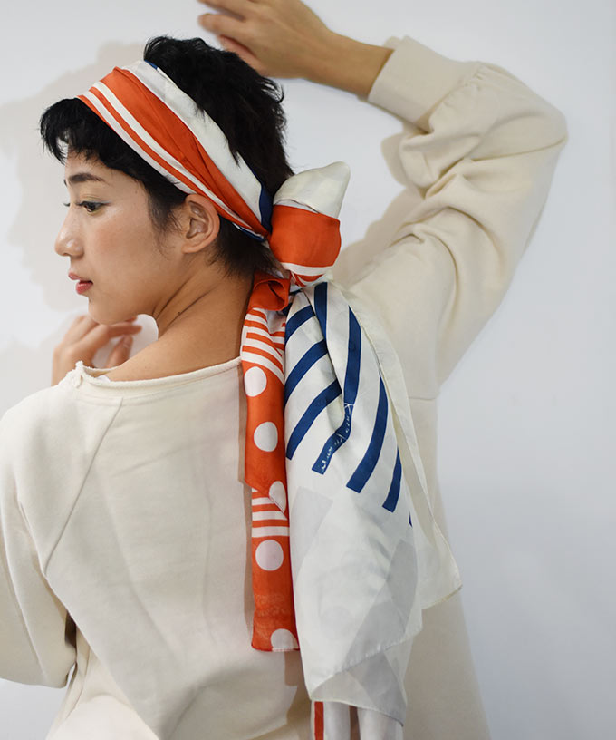 【SALE】Tachibana no hikari たちばなのひかり [KusaKanmuri ストール]