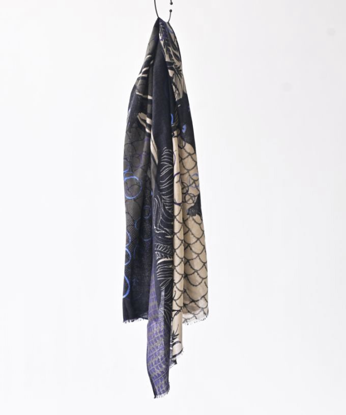 よくばりなねこ　[Kusa Kanmuri ウールストール]