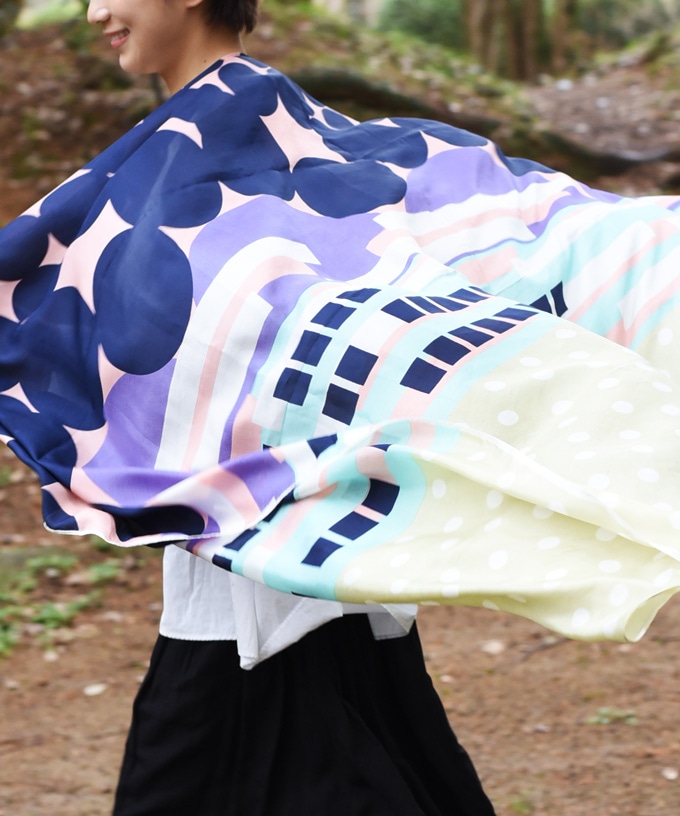 【SALE】Nostalgic のすたるじっく [KusaKanmuri ストール]