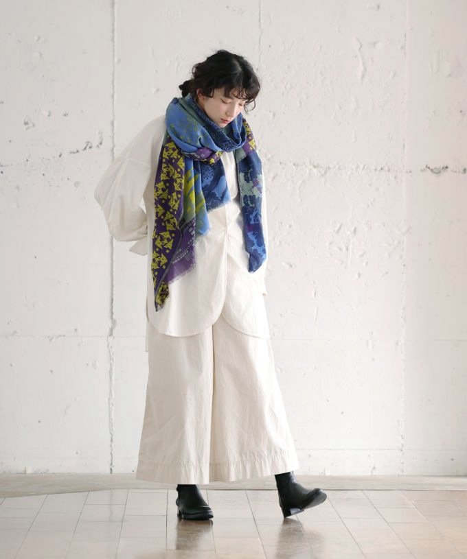 にひきのねずみ [Kusa Kanmuri ウールストール]/BRAND,Kusa