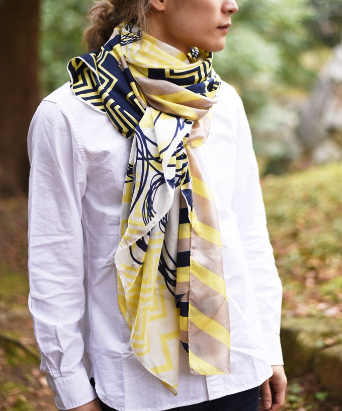 【SALE】Hachimitsu lemon はちみつれもん [KusaKanmuri ストール]